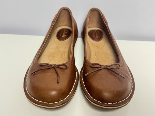 Clarks leder ballerinas loafer - clarks,