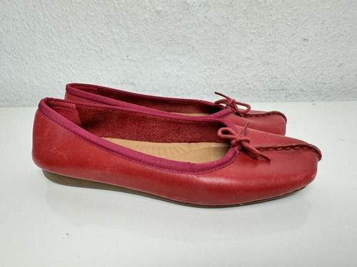 Clarks leder ballerinas - leder,